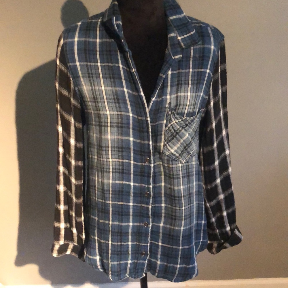 Bella Dahl flannel multicolor size medium